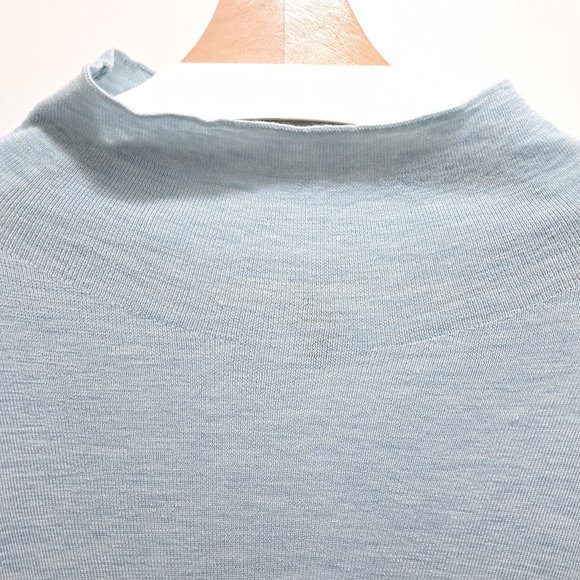 Eileen Fisher Merino Wool Mock Neck Tunic Sweater Size 2X - Picture 3 of 10